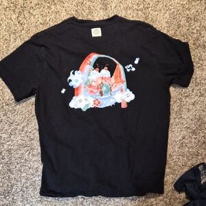 Coachtopia Ice Cream Rainbow Bow Black Tshirt M Medium Like New Coach